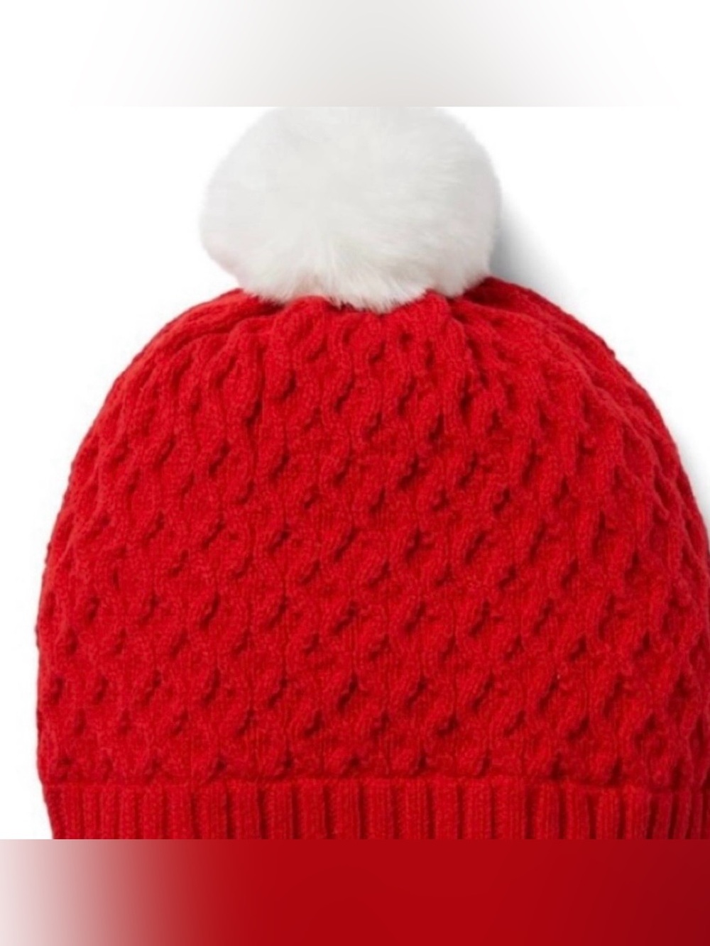 Janie and Jack Cable Knit Sweater Beanie - Picture 2 of 7